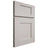 Shiloh Cabinetry Full Overlay Lancaster Paintable Amazing Gray Door