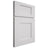 Shiloh Cabinetry Full Overlay Lancaster Paintable Polar Door