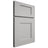 Shiloh Cabinetry Full Overlay Lancaster Paintable Unusual Gray Door