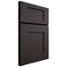 Shiloh Cabinetry Full Overlay Lancaster Poplar Plain Cut Carbon Door