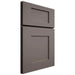 Shiloh Cabinetry Full Overlay Lancaster Poplar Plain Cut Heatherstone Door