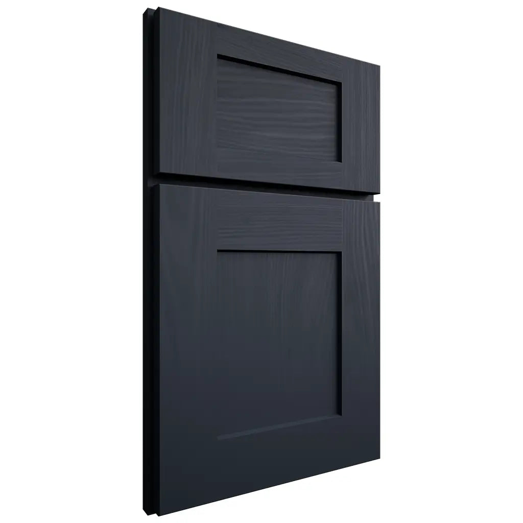 Shiloh Cabinetry Full Overlay Lancaster Poplar Plain Cut Hudson Door