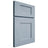 Shiloh Cabinetry Full Overlay Lancaster Poplar Plain Cut Sky Door