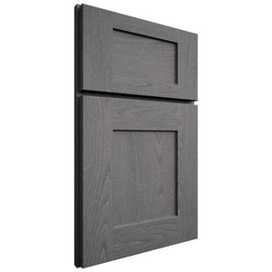 Shiloh Cabinetry Full Overlay Lancaster Red Oak Plain Cut Cadet Door