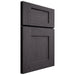 Shiloh Cabinetry Full Overlay Lancaster Red Oak Plain Cut Harbor Door