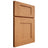 Shiloh Cabinetry Full Overlay Lancaster Red Oak Plain Cut Medium Door