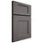 Shiloh Cabinetry Full Overlay Lancaster Walnut Plain Cut Cadet Door