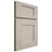 Shiloh Cabinetry Full Overlay Lancaster Walnut Plain Cut Seagull Door