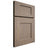 Shiloh Cabinetry Full Overlay Lancaster White Oak Plain Cut Almond Door