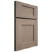 Shiloh Cabinetry Full Overlay Lancaster White Oak Plain Cut Almond Door