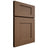 Shiloh Cabinetry Full Overlay Lancaster White Oak Plain Cut Autumn Door