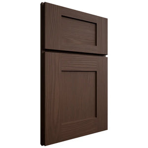 Shiloh Cabinetry Full Overlay Lancaster White Oak Plain Cut Braun Door