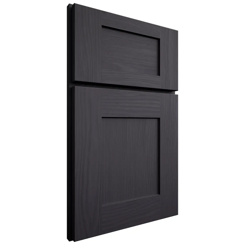 Shiloh Cabinetry Full Overlay Lancaster White Oak Plain Cut Harbor Door