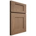 Shiloh Cabinetry Full Overlay Lancaster White Oak Plain Cut Medium Door