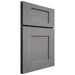 Shiloh Cabinetry Full Overlay Lancaster White Oak Plain Cut Sterling Door