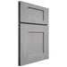Shiloh Cabinetry Full Overlay Lancaster White Oak Plain Cut Stratus Door