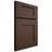 Shiloh Cabinetry Full Overlay Lancaster White Oak Quarter Sawn Braun Door