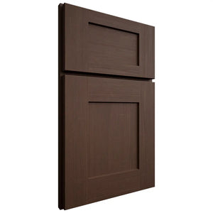 Shiloh Cabinetry Full Overlay Lancaster White Oak Quarter Sawn Braun Door