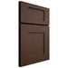 Shiloh Cabinetry Full Overlay Lancaster White Oak Quarter Sawn Braun Door