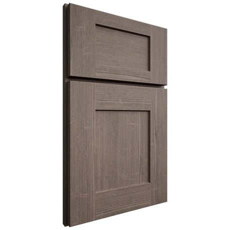 Shiloh Cabinetry Full Overlay Lancaster White Oak Quarter Sawn Clay Door