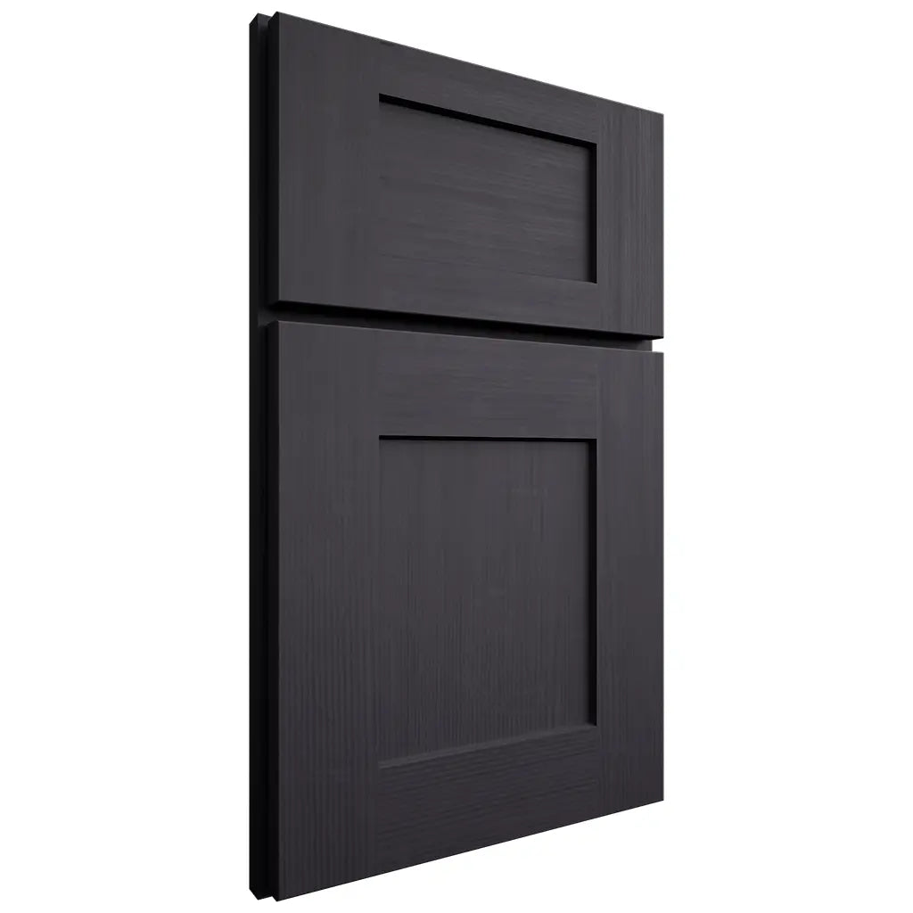 Shiloh Cabinetry Full Overlay Lancaster White Oak Quarter Sawn Harbor Door