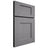 Shiloh Cabinetry Full Overlay Lancaster White Oak Quarter Sawn Sterling Door