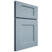 Shiloh Cabinetry Full Overlay Lancaster White Oak Rift Cut Sky Door