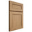 Shiloh Cabinetry Full Overlay Landes Alder Plain Cut Natural Door