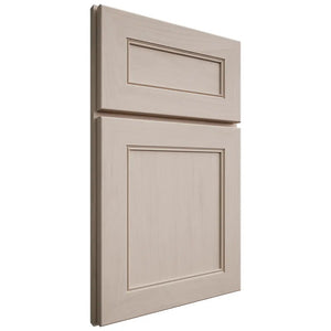 Shiloh Cabinetry Full Overlay Landes Alder Plain Cut White Sands Door