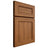 Shiloh Cabinetry Full Overlay Landes Hickory Plain Cut Chestnut Door