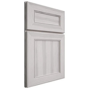 Shiloh Cabinetry Full Overlay Landes Hickory Plain Cut Cotton Door