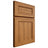 Shiloh Cabinetry Full Overlay Landes Hickory Plain Cut Medium Door