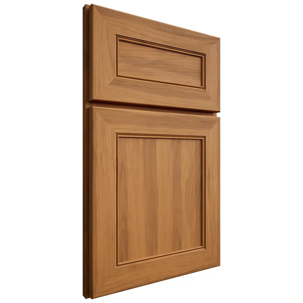 Shiloh Cabinetry Full Overlay Landes Hickory Plain Cut Medium Door