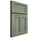 Shiloh Cabinetry Full Overlay Landes Hickory Plain Cut Moss Door
