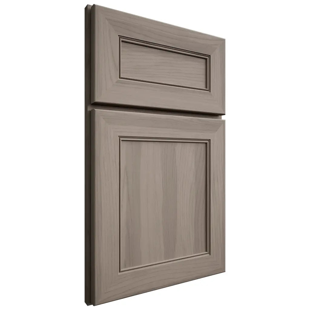 Shiloh Cabinetry Full Overlay Landes Hickory Plain Cut Sterling Door