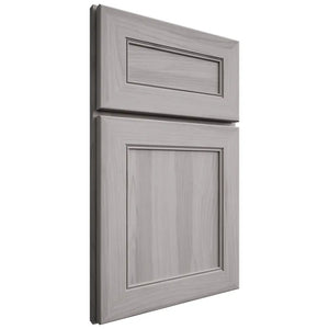 Shiloh Cabinetry Full Overlay Landes Hickory Plain Cut Stratus Door