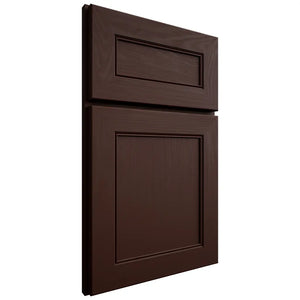 Shiloh Cabinetry Full Overlay Landes Maple Plain Cut Cocoa Door