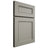 Shiloh Cabinetry Full Overlay Landes Paintable Evergreen Fog Door