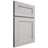 Shiloh Cabinetry Full Overlay Landes Paintable Mindful Gray Door