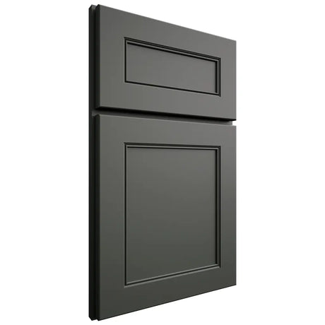 Shiloh Cabinetry Full Overlay Landes Paintable Pewter Green Door