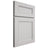 Shiloh Cabinetry Full Overlay Landes Paintable Repose Gray Door