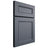 Shiloh Cabinetry Full Overlay Landes Paintable Slate Tile Door