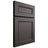 Shiloh Cabinetry Full Overlay Landes Paintable Urbane Bronze Door