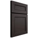 Shiloh Cabinetry Full Overlay Landes Poplar Plain Cut Carbon Door