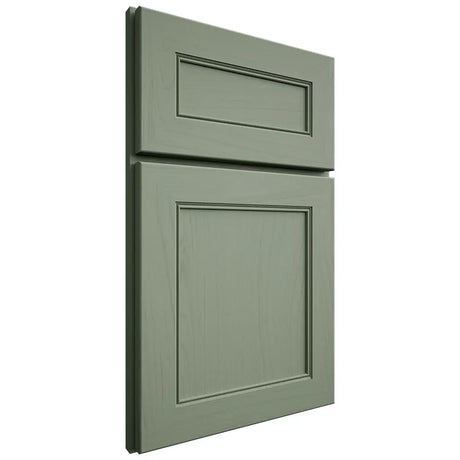 Shiloh Cabinetry Full Overlay Landes Poplar Plain Cut Moss Door