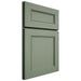 Shiloh Cabinetry Full Overlay Landes Poplar Plain Cut Moss Door