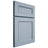 Shiloh Cabinetry Full Overlay Landes Poplar Plain Cut Sky Door