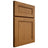 Shiloh Cabinetry Full Overlay Landes Red Oak Plain Cut Autumn Door