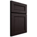 Shiloh Cabinetry Full Overlay Landes Red Oak Plain Cut Espresso Door