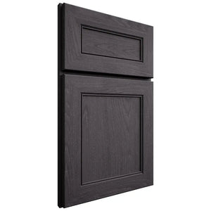Shiloh Cabinetry Full Overlay Landes Red Oak Plain Cut Harbor Door